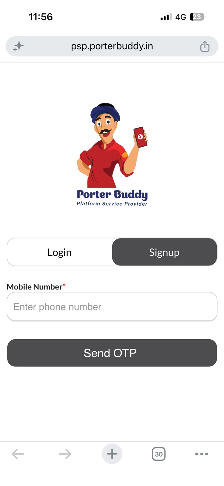 Download Porter Buddy App